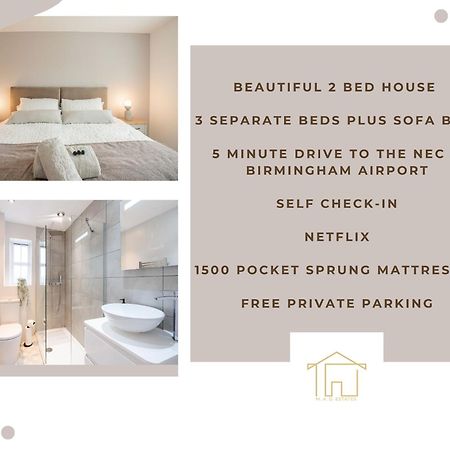 Stunning Abode 5 Min From Nec & Bhx, Pets Allowed Marston Green Exteriör bild